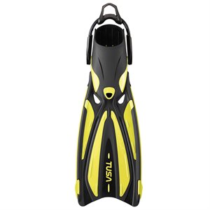 SOLLA FIN W / BUNGEE - EXTRA SMALL FLASH YELLOW