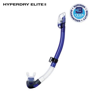 HYPERDRY ELITE II SNORKEL - COBALT BLUE