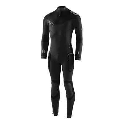 070-123-00 W7 5MM FULLSUIT WITH BACK ZIP - MALE M